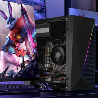 Foto 6 | Foto 6 | Xtreme Pc Gaming AMD Radeon RX 6500 Xt Ryzen 5 3600 16 GB Ssd 500 GB Monitor 23.8 144hz Wifi