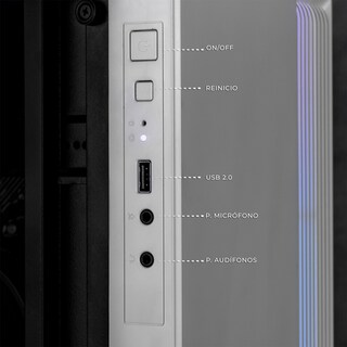 Foto 5 | Foto 5 | Xtreme Pc Intel Quad Core J4125 2.7 Ghz 16gb Ssd 500gb Monitor 23.8 Wifi Fusion Blanco