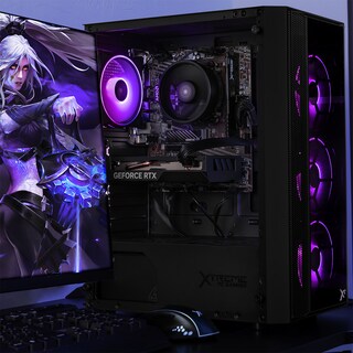 Foto 6 | Foto 6 | PC Gamer Completa Xtreme PC Gaming GeForce RTX 5060 AMD Ryzen 5 5500 16GB SSD 1TB Monitor 23.8 144Hz WIFI W10 Black gaming 1080p