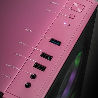 Foto 5 | Foto 5 | PC Gamer Completa Xtreme PC Gaming GeForce RTX 5060 AMD Ryzen 5 5500 32GB SSD 1TB Monitor 23.8 165Hz WIFI W10 Pink gaming 1080p