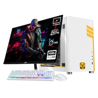 Foto 1 | Foto 1 | Pc Gamer Completa Xtreme Pc Gaming Asus Tuf Rtx 5060 Amd Ryzen 5 5500 16gb Ssd 1tb Monitor 24 165hz Wifi W10 White Gaming 1080p
