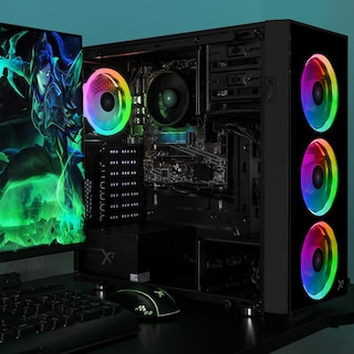 Foto 6 | Foto 6 | Xtreme Pc Gaming Amd Radeon Vega 7 Amd Ryzen 5 5600g 16gb Ssd 1tb Monitor 27 75hz Wifi Black