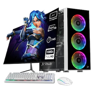 Foto 1 | Foto 1 | Xtreme Pc Gaming Geforce Rtx 3050 Amd Ryzen 5 5500 16gb Ssd 1tb Monitor 23.8 144hz Wifi White
