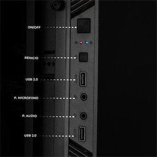 Foto 5 | Foto 5 | Xtreme Pc Gaming Amd Radeon Vega Renoir Ryzen 3 5300g 16gb Ssd 500gb Monitor 23.8 Wifi Black