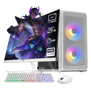 Foto 1 | Foto 1 | Xtreme Pc Gaming Amd Radeon Vega Renoir Ryzen 7 5700g 32gb Ssd 1tb Monitor 23.8 Wifi White