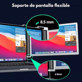 Foto 3 | Foto 3 | Monitor Portátil Mr. Gadgets 14 Pulgadas para Laptop Full HD 1080p IPS