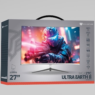 Foto 6 | Foto 6 | Monitor Gamer Curvo 27 Balam Rush Ultra Earth Ii Mgx27c 1ms 165hz Full Hd Va Led Usb-c Br-938280 color Blanco