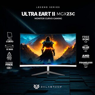 Foto 3 | Foto 3 | Monitor Gamer Curvo 23.8 Balam Rush Ultra Earth Ii Mgx23c 1ms 165hz Full Hd Va Led Usb-c Br-938334 color Negro