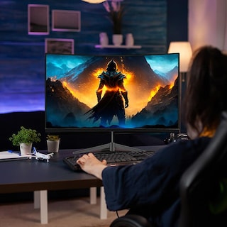 Foto 5 | Foto 5 | Monitor Gamer Curvo 23.8 Balam Rush Ultra Earth Ii Mgx23c 1ms 165hz Full Hd Va Led Usb-c Br-938327 color Negro