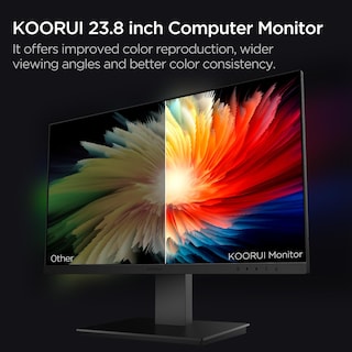 Foto 3 | Foto 3 | Monitor de Ordenador Koorui 24'' Fhd 1920x1080p 100hz Con Altavoz - Venta Internacional