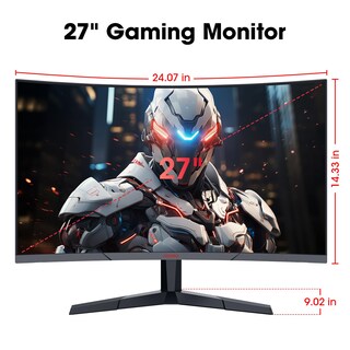 Foto 6 | Foto 6 | Monitor Curvo Koorui 27'' Full Hd 1080p 180 Hz R1500 Va - Venta Internacional