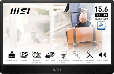 Foto 1 | Foto 1 | Monitor Portátil Msi Pro Mp161 E2 15.6 Fhd Ips 1080p - Venta Internacional