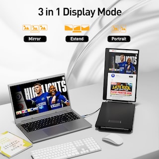 Foto 3 | Foto 3 | Extensor de Pantalla para Portátil Kefeya con Pantalla IPS Full HD 14,2'' - Venta Internacional