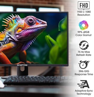 Foto 5 | Foto 5 | Monitor Fhd De 24 Pulgadas, 100 Hz, Paquete De 2 Unidades, Hdmi Vga 99% Srgb, Negro - Venta Internacional.