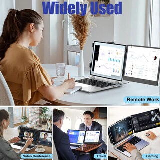 Foto 7 | Foto 7 | Extensor de Pantalla para Portátil Kefeya 14 Fhd 1080p Ips de Doble Pantalla - Venta Internacional