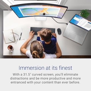 Foto 2 | Foto 2 | Monitor Dell S3222hn Curvo De 31,5 Pulgadas, Fhd, 75 Hz, Hdmi, Amd Freesync - Venta Internacional.