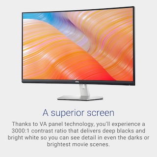 Foto 3 | Foto 3 | Monitor Dell S3222hn Curvo De 31,5 Pulgadas, Fhd, 75 Hz, Hdmi, Amd Freesync - Venta Internacional.