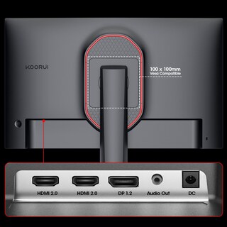 Foto 3 | Foto 3 | Monitor Koorui 24 Qhd 165 Hz 1 Ms Pantalla Ips 2k Negra - Venta Internacional