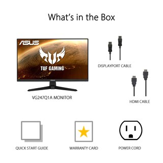 Foto 6 | Foto 6 | Monitor Asus Tuf Gaming Vg247q1a De 23,8 Pulgadas, Fhd, 165 Hz - Venta Internacional.