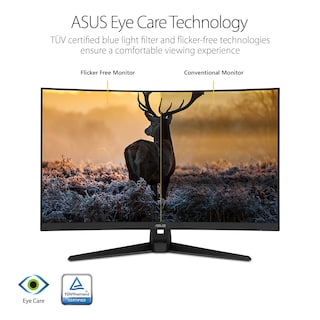 Foto 6 | Foto 6 | Monitor Asus Tuf Gaming Vg328h1b, 32 Pulgadas, Curvo, 165 Hz, Fhd - Venta Internacional.