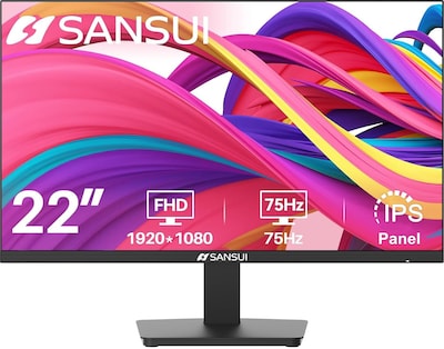 Foto 1 | Foto 1 | Monitor Sansui, Panel Ips De 22 Pulgadas, 1080p, Fhd, 75 Hz, Hdmi Vga - Venta Internacional.