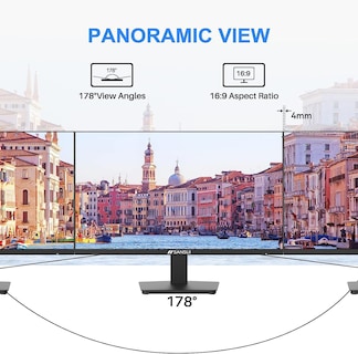 Foto 6 | Foto 6 | Monitor Sansui, Panel Ips De 22 Pulgadas, 1080p, Fhd, 75 Hz, Hdmi Vga - Venta Internacional.