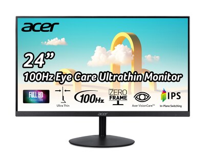 Foto 1 | Foto 1 | Monitor Acer Sb242y Ebi De 23,8 Pulgadas, Full Hd, 100 Hz, 1 Ms, Amd Freesync - Venta Internacional.