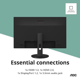 Foto 5 | Foto 5 | Monitor Aoc U2790vq, 27 Pulgadas, 4k Uhd, Sin Marco, Ips, Negro - Venta Internacional.