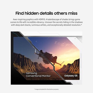 Foto 6 | Foto 6 | Monitor Samsung Odyssey Serie G55c Ls27cg552enxza De 27 Pulgadas Qhd - Venta Internacional.