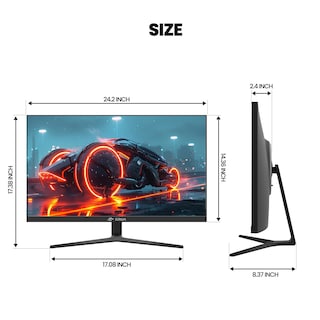 Foto 7 | Foto 7 | Monitor Para Videojuegos Crua Qhd 1440p 144 Hz Ips De 27 Pulgadas Con Freesync - Venta Internacional.