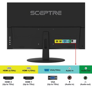 Foto 5 | Foto 5 | Monitor Sceptre Ips Led De 24 Pulgadas 1920 X 1080 1080p Hdmi Vga 75 Hz - Venta Internacional.