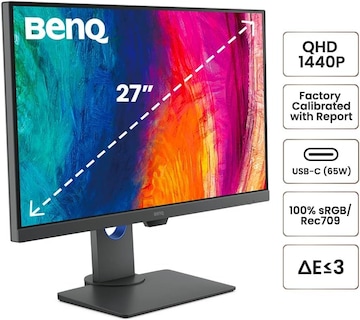 Foto 6 | Foto 6 | Monitor Benq Pd2705q Ips Qhd 1440p Preparado Para Mac De 27 Pulgadas - Venta Internacional.