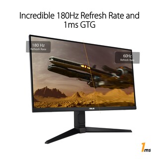 Foto 5 | Foto 5 | Monitor Asus Tuf Gaming Vg27aql3a, 27 Pulgadas, Qhd, 180 Hz, 1 Ms - Venta Internacional.