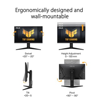 Foto 7 | Foto 7 | Monitor Asus Tuf Gaming Vg27aql3a, 27 Pulgadas, Qhd, 180 Hz, 1 Ms - Venta Internacional.