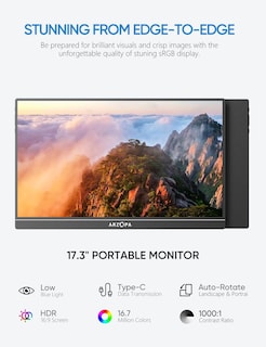 Foto 4 | Foto 4 | Monitor Portátil Arzopa De 17,3'' 1080p Fhd Ips Srgb 103% A1m - Venta Internacional.