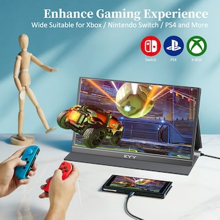 Foto 7 | Foto 7 | Monitor Portátil Kyy 15.6 Pulgadas 1080p Fhd Usb-c con Cubierta - Venta Internacional
