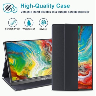 Foto 4 | Foto 4 | Monitor Portátil Kyy 15,6 Pulgadas 1080p Fhd Usb-c Hdmi Con Cubierta - Venta Internacional.