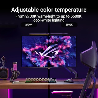 Foto 5 | Foto 5 | Barra de Luces para Monitor Asus Rog Aura Alb01 Rgb 3 Modos Usb-c - Venta Internacional