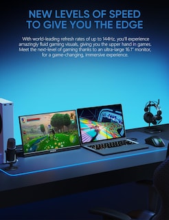 Foto 2 | Foto 2 | Monitor Portátil Arzopa Z1fc 16.1'' 144 Hz 1080p Fhd + Sleeve - Venta Internacional