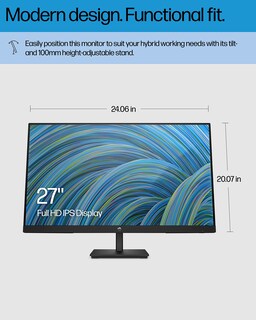 Foto 4 | Foto 4 | Monitor Hp M27ha Fhd, Panel Ips De 27 Pulgadas Con Audio Incorporado - Venta Internacional.