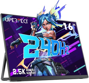 Foto 1 | Foto 1 | Monitor Portátil Para Juegos Uperfect 2.5k 240hz 16 Pulgadas 400 Nits - Venta Internacional.