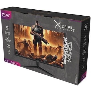 Foto 5 | Foto 5 | Monitor Gamer 21.5 Xzeal 580-1 5ms 100hz Full Hd Va Led Hdmi Negro Xspmg09b