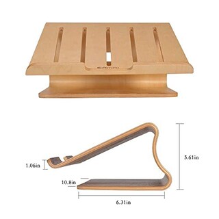Foto 4 | Foto 4 | Venta Internacional- Soporte de Madera Samdi para Portátil Enfriamiento Ventilado