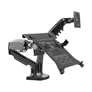 Foto 1 | Foto 1 | Base Doble Ergonomica Belug Para Monitor Y Laptop Negro