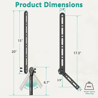 Foto 5 | Foto 5 | Soporte de Barra de Sonido WALI SBR202 para TV de 23-65 Pulgadas - Venta Internacional