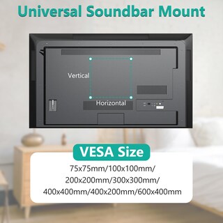 Foto 7 | Foto 7 | Soporte de Barra de Sonido WALI SBR202 para TV de 23-65 Pulgadas - Venta Internacional