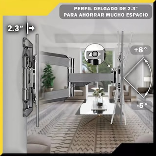 Foto 3 | Foto 3 | Soporte Para Pantalla Tv Television Pantallas, 40 50 55 65 75 Pulgadas Eo Safe Imports Esi-15592 Negro
