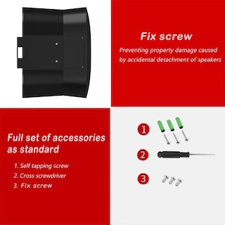 Foto 7 | Foto 7 | Soporte De Pared Para Altavoz Sonos Era 300 Growalleter, Metal Negro - Venta Internacional.