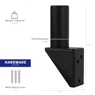 Foto 2 | Foto 2 | Soporte De Poste De Conversión Para Montaje En Pared Vivo Mount-wcb01 Negro - Venta Internacional.