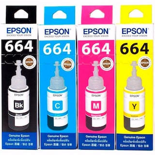 Foto 1 | Foto 1 | Tinta Epson T664 Color L310 L380 L375 L395 L575 L1300 4 Botellas
